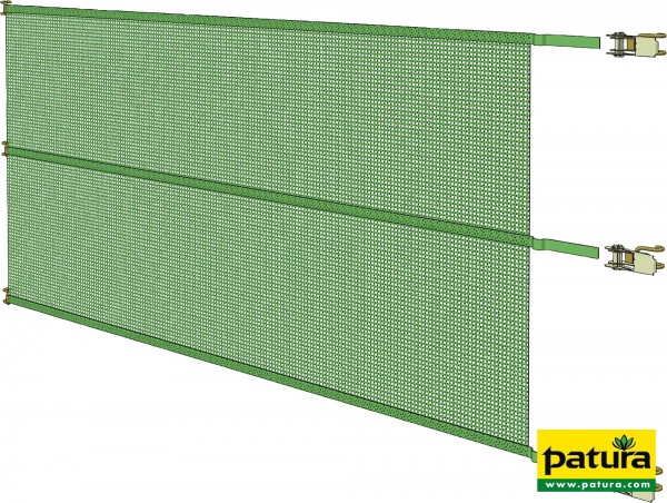 Windschutz-Spannpanele, Höhe 3,00 m Breite 13,70 m