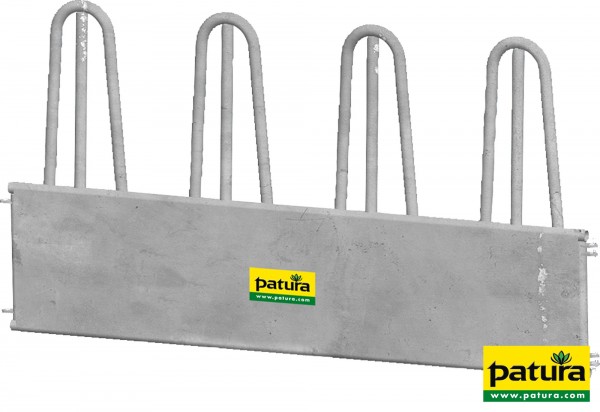 Palisadenfreßgitter gerade, 4 Palisaden pass. für Ovalraufe