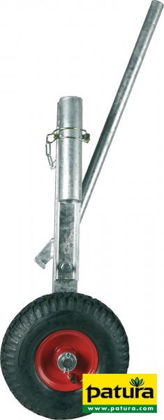 Hoftransporträder, Paar, luftbereift, schwenkbar, abnehmbar