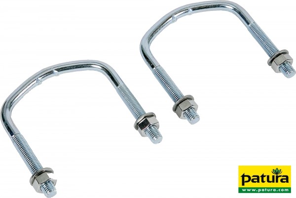 Befestigungsbügel zu Tränkenbecken für Pfosten bis 75 mm, (2 St./Pack) Mod. Forstal