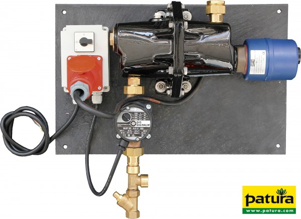Umlaufheizsystem Mod. 300, 400 V 3000 W, Pumpe 100 W mit Thermostat und Umlaufpumpe
