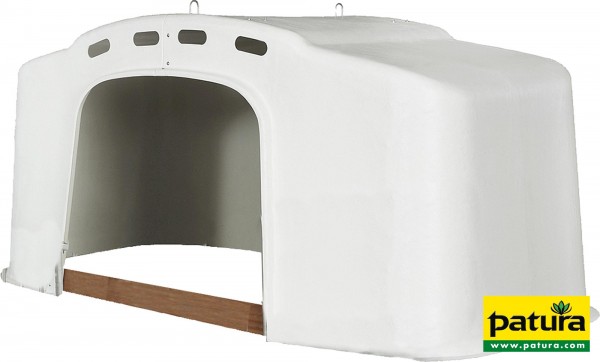 Kälberhütte XXL ohne Umzäunung TxBxH: 2,45x4,50x2,00 m