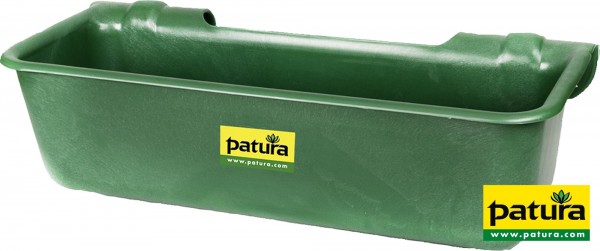 Kunststoff-Langtrog, 32 Liter, grün zum Einhängen