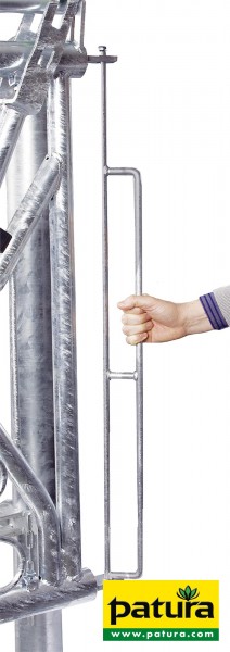 Ein-Hand-Verriegelung für Abtrennungen und Fressgitter