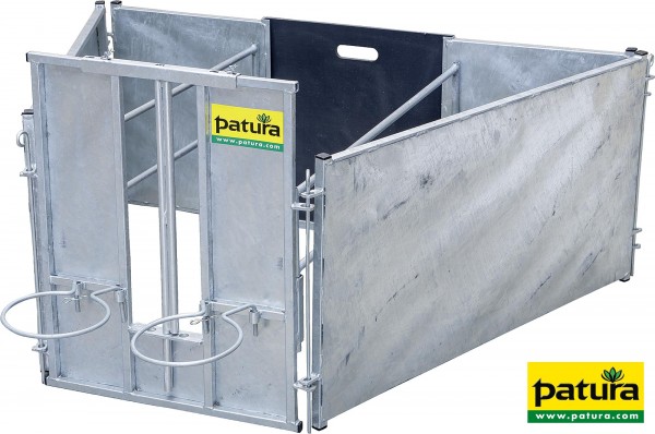 Adoptionsbox für Lämmer Starterset mit 2 Seitenteilen verzinkt, für Schafe