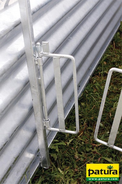 Rücklaufsperre (2-teilig), Schafe, für Horden, verzinkt