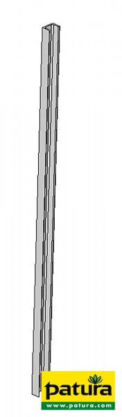 U-Profil für Holzbohlen, L= 1,75 m
