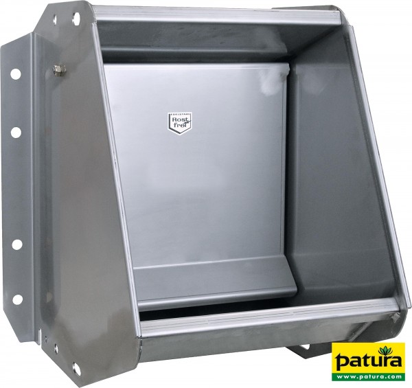 Ventil-Trogtränke Mod. 480 Edelstahl integrierter Ringleitungsanschluss 3/4" Anschluss von oben, 30