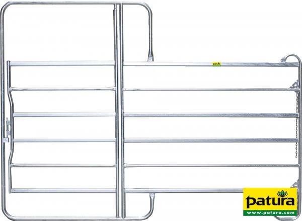 Panel-6 mit Tor 3,60 m Breite 3,60 m, Höhe 2,20 m (1 Mittelstrebe)