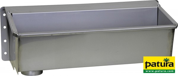 Kompakt-Trogtränke Mod. 6150 Edelstahl, Länge 1,0 m, Anschluss 3/4" Maxiflow-Schwimmerventil