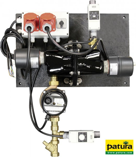 Umlaufheizsystem Mod. 312, 6000W/400V, mit Thermostat und Umlaufpumpe
