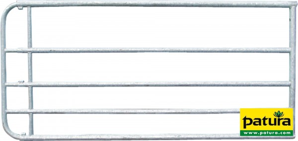Verstellbares Weidezauntor, 0,90 m hoch, 1,10 - 1,70 m, vz, inkl. Montageteile