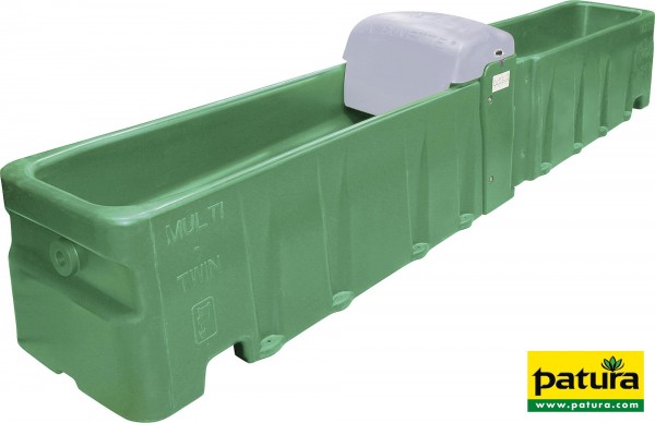 Tränkewanne Multi Twin EL, mit Heizung 24 V/ 3x80Watt, mit zwei Hochdruckventilen