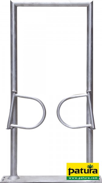 Ein-Wege-Tor, 2-flügelig, mit Rahmen