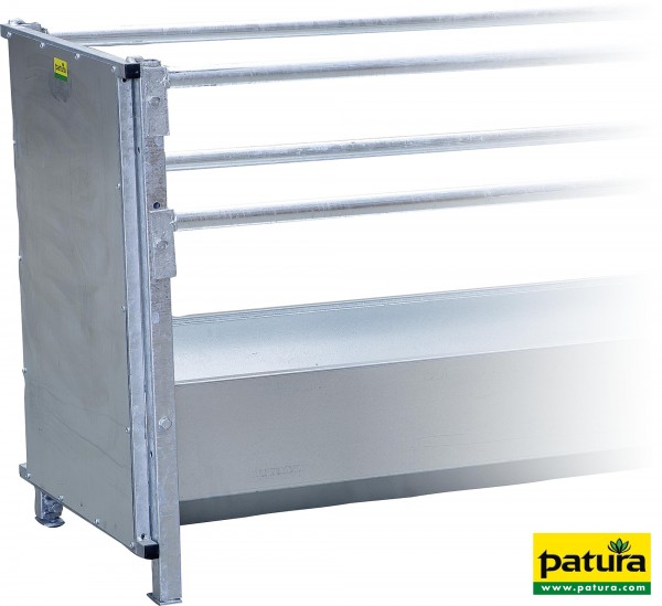 Endstück für Gangtrog zum Einhängen verzinkt, für Schafe