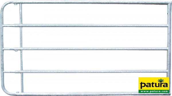 Verstellbares Weidezauntor, 1,10 m hoch, 1,10 - 1,70 m, vz, inkl. Montageteile