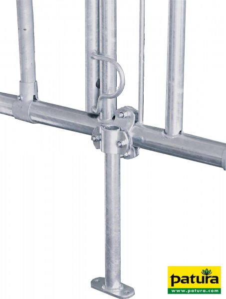 Mittelstütze 460 mm mit Bodenplatte und Querschelle