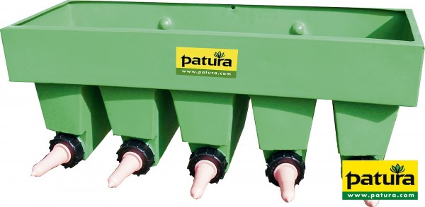 Kälber-Bar, 5 Nuckel mit Fächern mit Zubehörbeutel