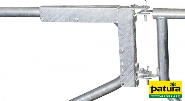 Montagerahmen f. Abtrennungen an Liegeboxenbügel