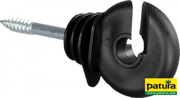 Ringisolator Compact mit Holzgewinde (150 Stück/Eimer inkl. Einschraubhilfe)