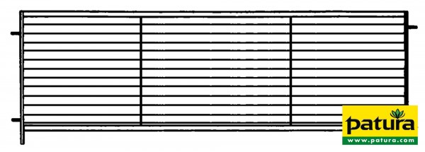 Horde blechverkleidet, Breite 2,75 m, Schafe, verzinkt