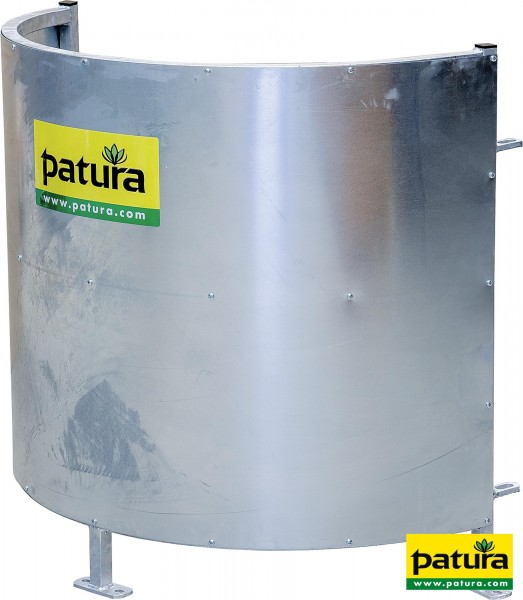 Kurvenhorde blechverkleidet, L=1,10m für Fang- und Behandlungsanlagen für Schafe, verzinkt