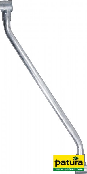 Gitterstab für Schrägfressgitter modular mit 2 T-Schellen, vz