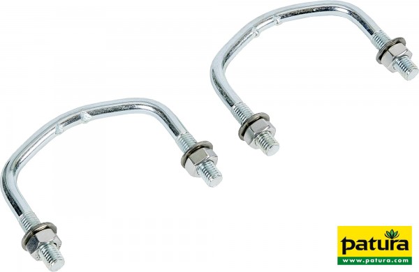 Befestigungsbügel zu Tränkebecken für Pfosten bis 50 mm (2 St./Pack) Mod. Forstal