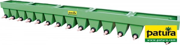 Kälber-Bar, 15 Nuckel mit Fächern mit Zubehörbeutel