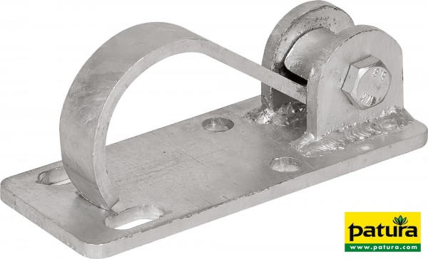 Haltebügel für Tore an Wand