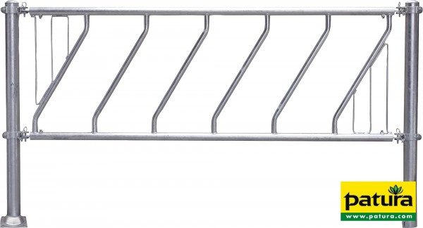 Schrägfressgitter 6 m/ 12 Pl., vz mit Mittelstütze