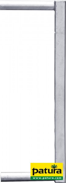 Abschlussrohr 60x60 für Fressgitter f. Schnellverschluss TS und Anschraubt. mit Einschub 51 mm