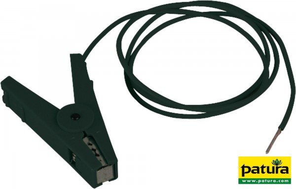 Anschlussklemme schwarz, mit Edelstahlkontakten