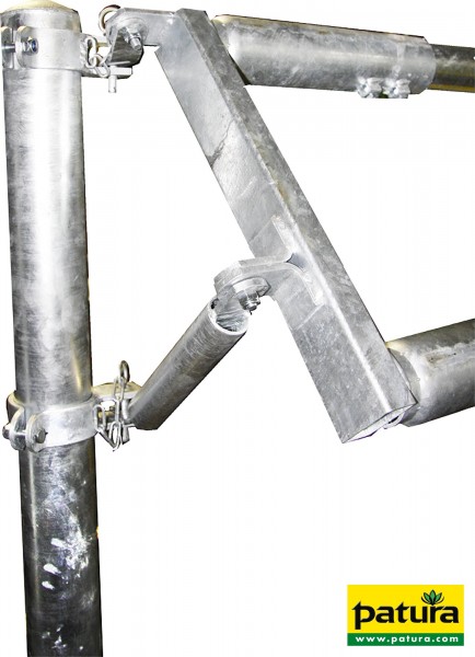 Schrägstellsatz für Futtertischabtrennung