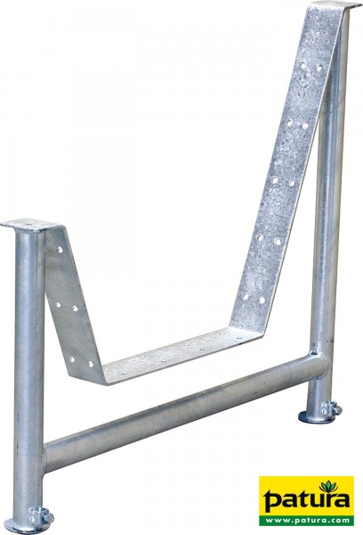 Krippenständer für Holzbohlen, höhenverstellbar