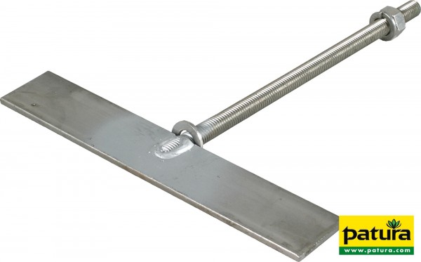 Spaltenanker M12x235 mm, Edelstahl, inkl. Mutter, Federring und Senkscheibe Muttern regelmäßg nachzi