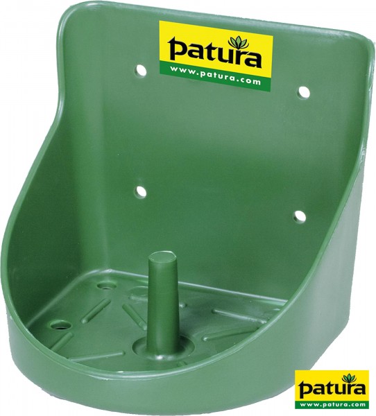 Kunststoff-Lecksteinhalter, für 10 kg Stein, rund, grün