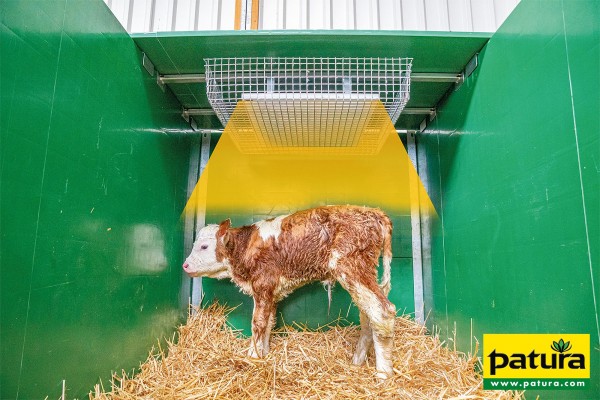 Wandhalter, einseitig Futtertischabtrennung Bullen höhenverstellbar