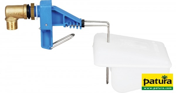 Niederdruckventil (blau) mit Schwimmer, Anschluß 1/2"