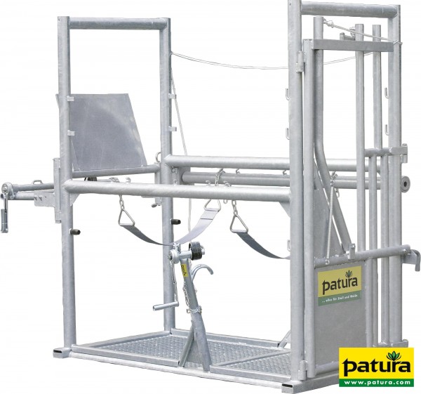 Klauenpflegestand Profi 2, mit Halsfangrahmen und Hecktüre, vz.