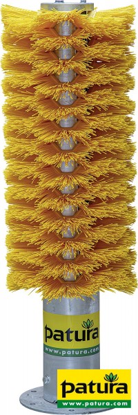 Pfahlbürste mit Bodenplatte für Rinder und Pferde Höhe 1,50 m, Gewicht 55 kg