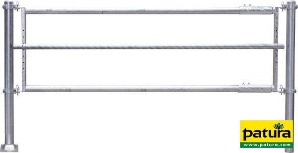 Futtertischabtrennung 3 Rohre, 5 m, vz