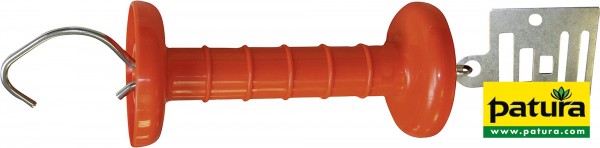 Spezial-Torgriff Breitband, Edelstahl, mit Anschlußplatte für Band bis 40 mm