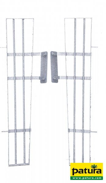 Anschluss für Kälberhütte XL an Panels 1 Satz = 2 Gitter