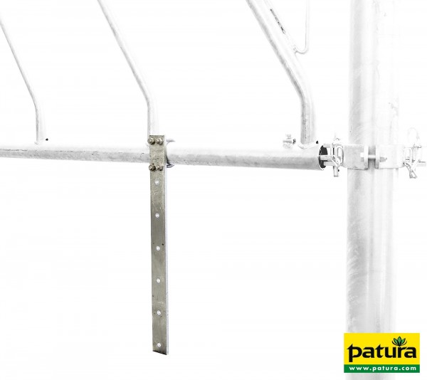 Barrenwandhalter für 2" Rohr (60,3 mm) für Holzbohlen