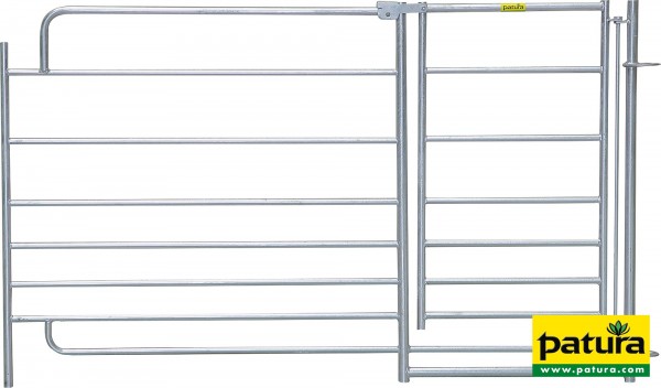 Steckfix-Horde XL mit Tor 1,83 m 8 Rohre, Höhe 1,10 m