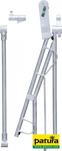 Fressplatz Kälber Modular SV mit Fangbügel und Zwischenstange mit Schellen