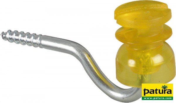 Cellidor-Schlitzisolator mit Holzgewinde (25 Stück / Pack)