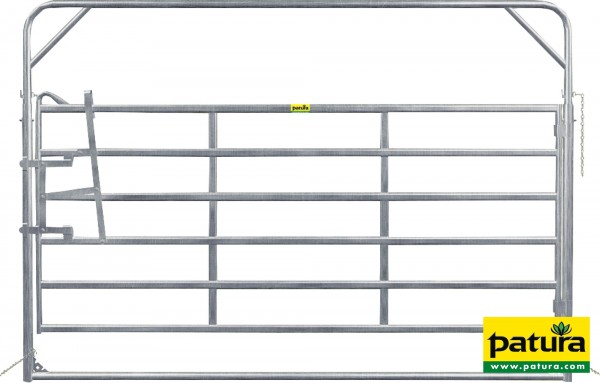 Schwingtor-6 Breite 3,05 m, Höhe 2,20 m + 2,70 m lichter Rohrabstand 20 cm