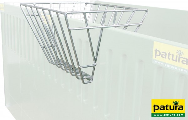 Heuraufe zum Aufstecken auf Wände bzw. auf Rohre bis 50 mm